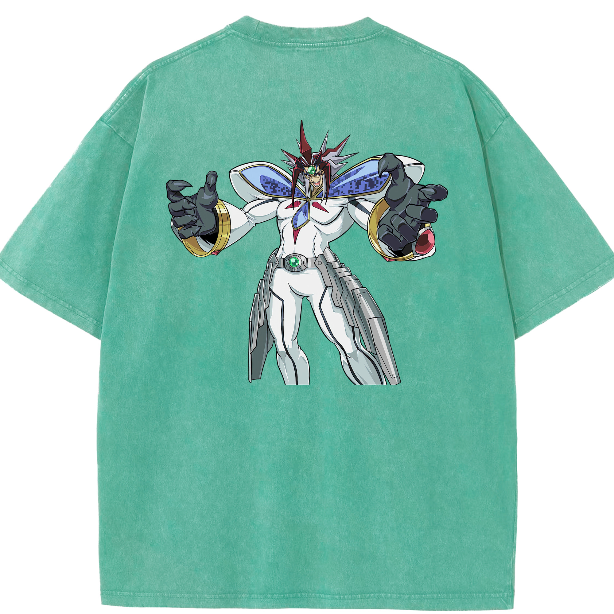 （画像用） 遊☆戯☆王 Yu-Gi-Oh! 綿100% ヴィンテージ風 半袖Tシャツ（背面プリント）